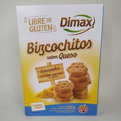 DIMAX Caja Bizcochitos de Queso X 200 Grs