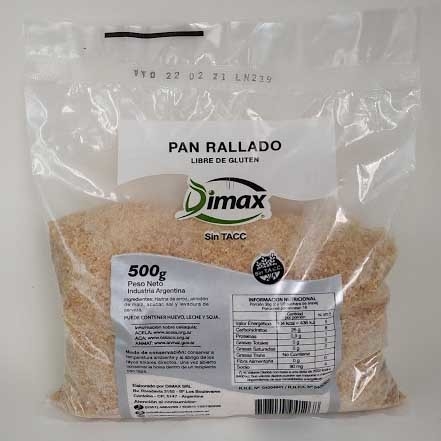 DIMAX Pan Rallado X 500 Grs