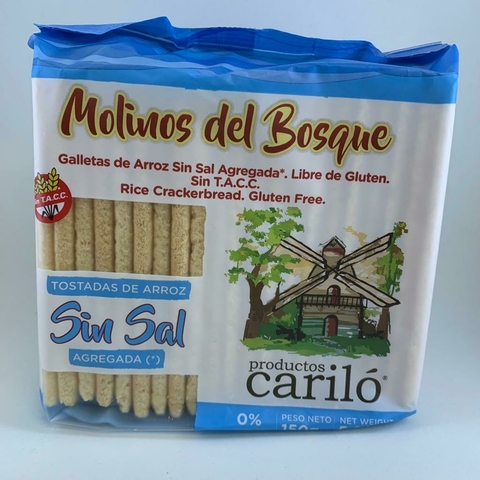 CARILO Galletas De Arroz Sin Salx 150 Grs