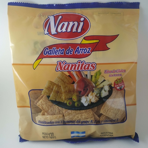 NANI Tostadas De Arroz Nanitas X 120 Grs