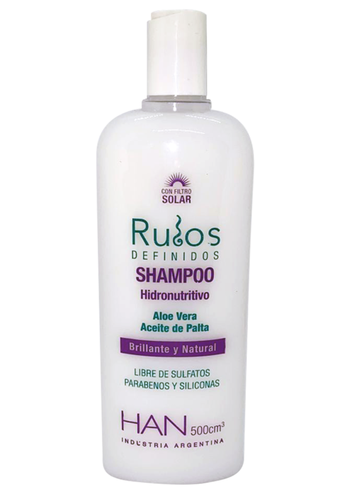 Shampoo Hidronutritivo Rulos Definidos Han 500 Ml.