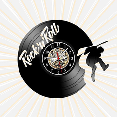 Relógio Parede Rock N Roll Bandas Rock Musica Disco Vinil Lp - comprar online