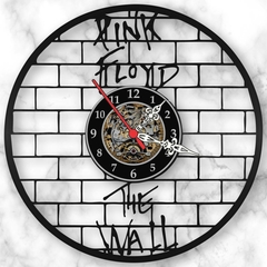 Relógio Parede Pink Floyd The Wall Banda Rock 80 90 Vinil Lp - comprar online