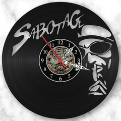 Relógio Parede Sabotage Rap Hip Hop Vinil Lp Retrô Vintage - comprar online