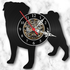 Relógio Parede Cachorro Pet Vinil Lp Decoração Retrô Vintage - comprar online