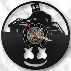 Relógio Parede Dj Musica Eletronica Vinil Lp Decoração Retrô - comprar online