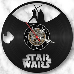 Relógio Parede Star Wars Filmes Nerd Geek Disco Vinil Lp - comprar online