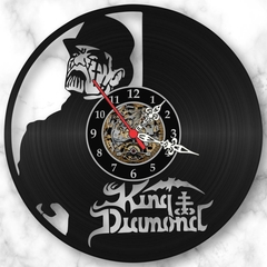 Relógio Parede King Diamond Banda Metal Rock Musica Vinil Lp - comprar online