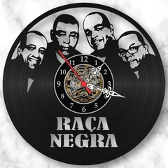Relógio Parede Raça Negra Pagode Musica Vinil Lp Decoração - comprar online