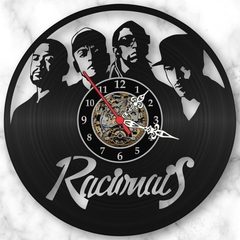 Relógio Parede Racionais Rap Musica Vinil Lp Decoração Retrô - comprar online