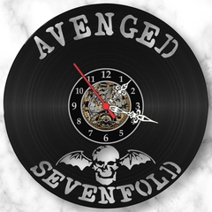 Relógio Parede Avenged Sevenfold Bandas Metal Core Vinil Lp - comprar online