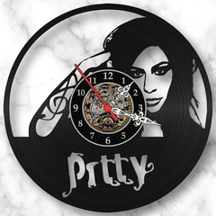 Relógio Parede Pitty Bandas Rock Nacional Musica Vinil Lp - comprar online