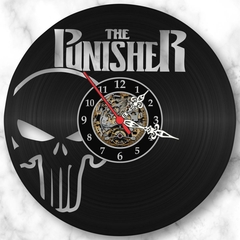 Relógio Parede O Justiceiro Hq The Punisher Geek Vinil Lp - comprar online