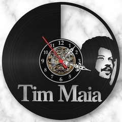 Relógio Parede Tim Maia Musica Nacional Vinil Lp Decoração - comprar online