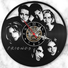 Relógio Parede Friends Disco Vinil Lindo Entrega Rapida - comprar online