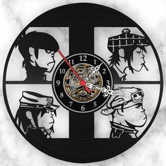 Relógio Gorillaz Bandas Música Eletrônica Rock Vinil Lp - comprar online
