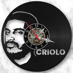 Relógio Parede Criolo Rap Vinil Lp Decoração Retrô Vintage - comprar online