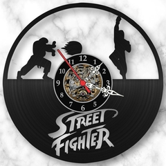 Relógio Street Fighter Games Desenho Filmes Tv Geek Vinil Lp - comprar online