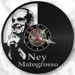 Relógio Ney Matogrosso Bandas Rock Mpb Musica Vinil Lp Decor - comprar online