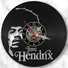 Relógio Jimi Hendrix Bandas Rock Guitarrista Musica Vinil Lp - comprar online
