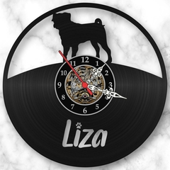 Relógio Cachorro Personalizado Pets Estimação Vinil Lp Clock - comprar online