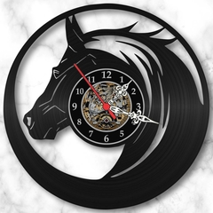 Relógio Parede Cavalos Esportes Hipismo Animais Vinil Lp - comprar online