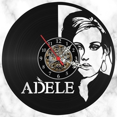 Relógio Parede Adele Cantora Música Vinil Lp Decoração Retrô - comprar online