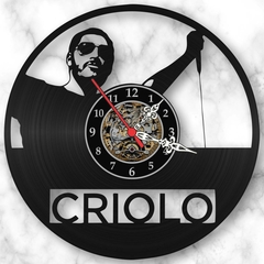 Relógio Parede Criolo Rap Musica Vinil Lp Decoração Retrô - comprar online