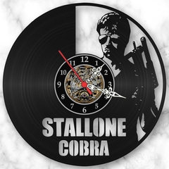 Relógio Stalone Cobra Filmes Series Tv Nerd Geek Vinil Lp - comprar online