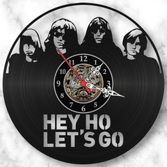 Relógio Ramones Hey Ho Lets Go Bandas Rock Punk Vinil Lp - comprar online