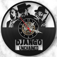 Relógio Parede Django Livre Tv Disco Vinil Lp Retrô Vintage - comprar online