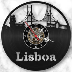 Relógio Lisboa Cidades Países Portugual Europa Vinil Lp - comprar online