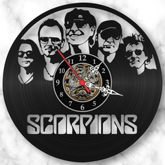 Relógio Parede Scorpions Bandas Rock Musica Vinil Lp Arte - comprar online
