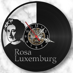 Relógio Parede Rosa Luxemburgo Filosofia Vinil Lp Arte Retrô - comprar online