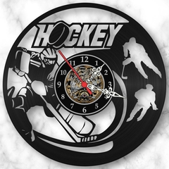 Relógio Hockey Hoquei Gelo Esportes Partins Taco Vinil Lp - comprar online