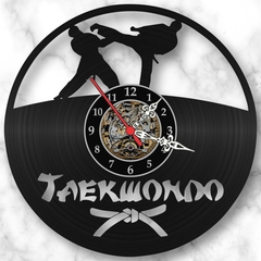 Relógio Taekwondo Lutas Artes Marciais Esportes Vinil Lp - comprar online