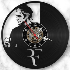 Relógio Parede Roger Federer Tenista Esportes Tenis Vinil Lp