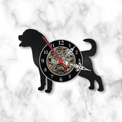 Relógio Parede Cachorro Dog Pet Petshop Veterinária Vinil Lp - comprar online