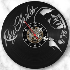 Relógio Parede Ray Charles Música Jazz Vinil Lp Decoração - comprar online