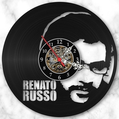 Relógio Parede Renato Russo Rock Pop Musica Vinil Lp Retrô - comprar online