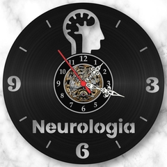 Relógio Parede Neurologia Medicina Profisssões Disco Vinil - comprar online