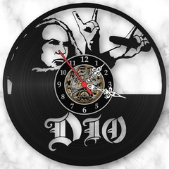 Relógio Parede Ronnie James Dio Bandas Rock Musica Vinil Lp - comprar online