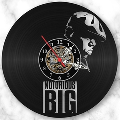 Relógio Parede Notorious Big Gangsta Hip Hop Musica Vinil Lp - comprar online