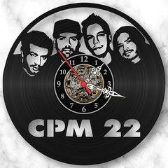 Relógio Parede Cpm 22 Bandas Rock Nacional 2000 Vinil Lp - comprar online