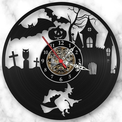 Relógio Halloween Dia Das Bruxas Filmes Nerd Geek Vinil Lp - comprar online