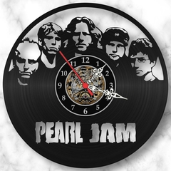 Relógio Parede Peal Jam Bandas Grunge Rock Vinil Lp Arte - comprar online