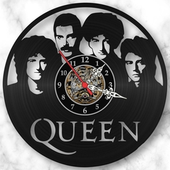 Relógio Parede Queen Bandas Rock Musica Vinil Lp Decoração