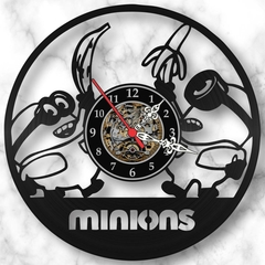 Relógio Minions Malvado Favorito Desenho Animação Vinil Lp - comprar online