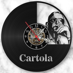 Relógio Parede Cartola Mpb Vinil Lp Decoração Retrô Vintage - comprar online