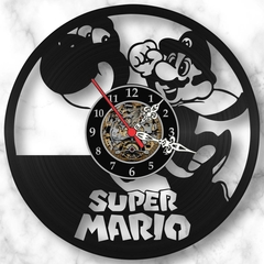 Relógio Super Mario Yosh Games Series Tv Nerd Geek Vinil Lp - comprar online